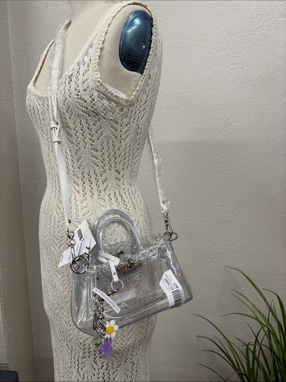 Steve Madden bgummy crossbody bag clear - Picture 11 of 16